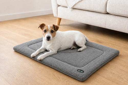 Washable dog crate mat - dog,