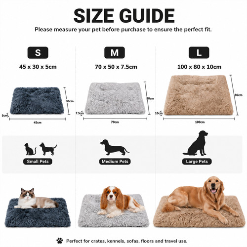 Dog bed soft - soft, cushion