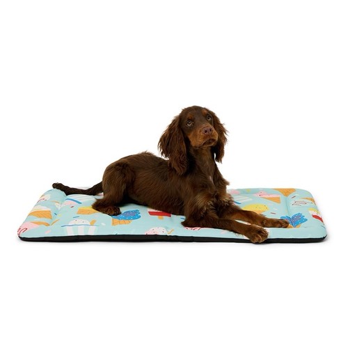 Cream crate mat medium dog - medium, bed