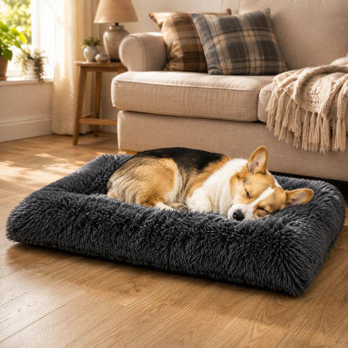Warm dog bed soft pet - dog,