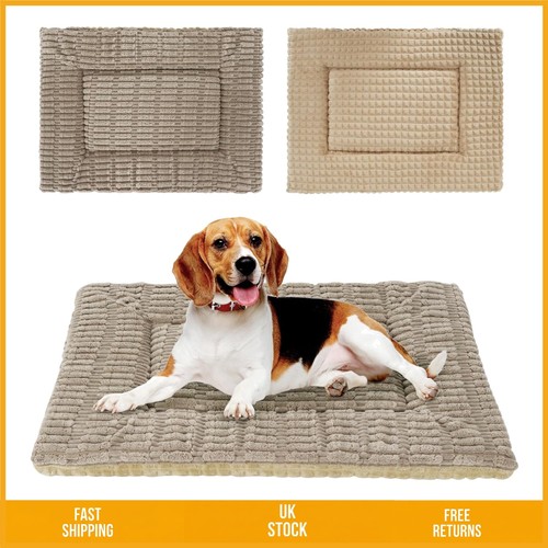 Plush reversible dog crate - dog,