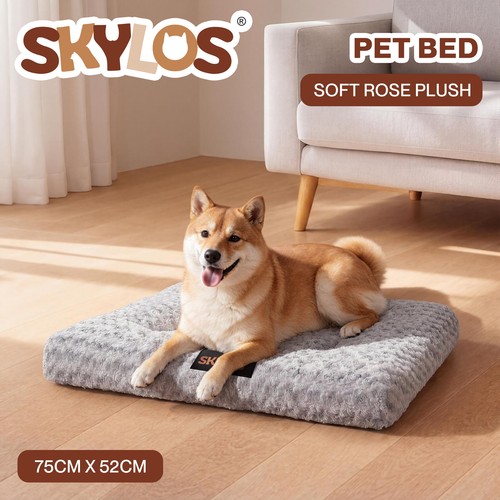 Skylos plush dog bed - plush, soft