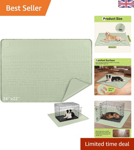 Durable silicone dog crate mat - crate,