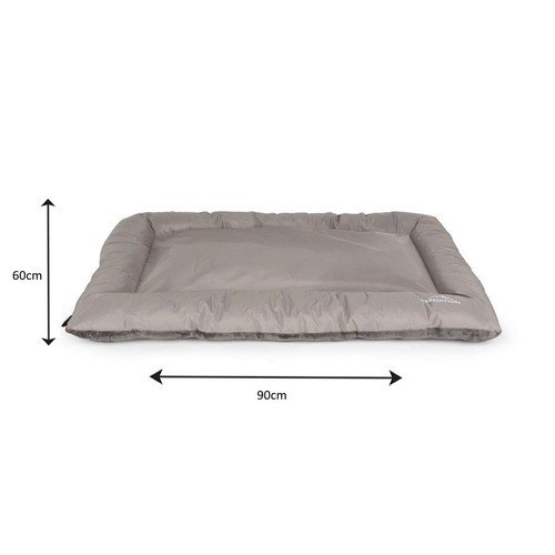 Grey dog crate bed mat - grey,